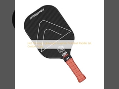 Warm persen lichtgewicht grafiet pickleball paddle set Custom logo