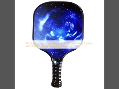 PP Honeycomb Core Glasvezel Pickleball Paddle Custom Met 110mm Handle Grip Omtrek